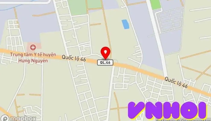bản đồ của Quảng trường xô viết nghệ tĩnh Điểm mốc lịch sử trong Nghệ An