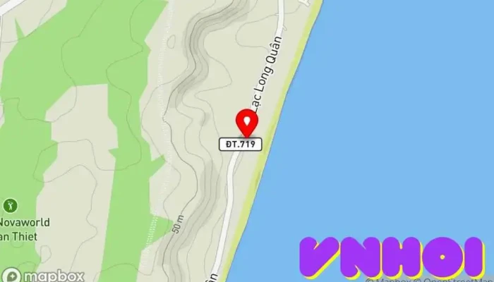 bản đồ của Reo Beach Quán cà phê, Nhà hàng, Điểm thu hút khách du lịch trong Bình Thuận