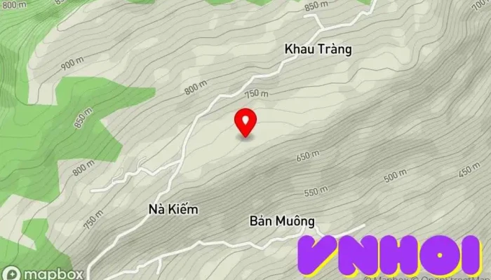 bản đồ của Ruộng Bậc Thang Hồng Thái Thắng cảnh trong Tuyên Quang