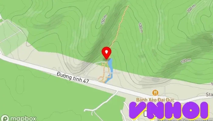 bản đồ của Suoi Tranh Waterfall Thư viện quốc gia trong Kiên Giang