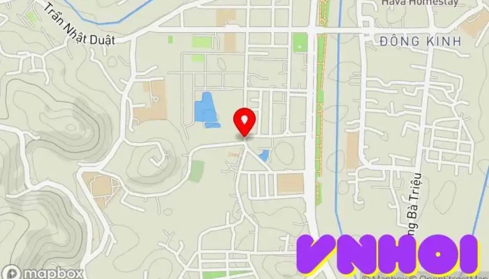 bản đồ của Thành Cổ Lạng Sơn Điểm mốc lịch sử trong Lạng Sơn