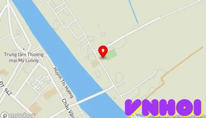 bản đồ của Thánh Đường Cù Lao Giêng Nhà thờ Công giáo trong An Giang
