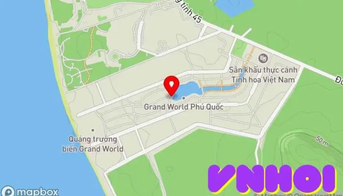 bản đồ của Tháp Đồng hồ Điểm thu hút khách du lịch trong Kiên Giang
