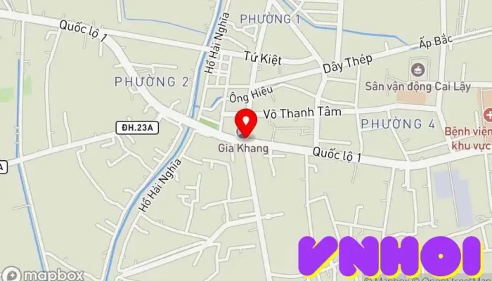 bản đồ của Thị Xã Cai Lậy  trong Tiền Giang
