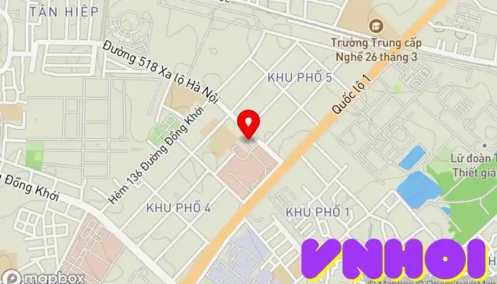 bản đồ của Tổ đình Phước Viên Chùa phật giáo, Điểm thu hút khách du lịch trong Đồng Nai