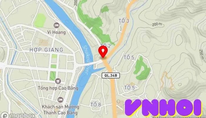 bản đồ của Tp. Cao Bằng  trong Cao Bằng