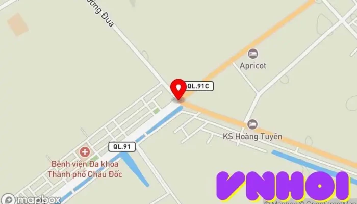 bản đồ của Tp. Châu Đốc  trong An Giang