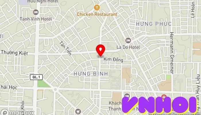 bản đồ của Tp. Vinh  trong Nghệ An