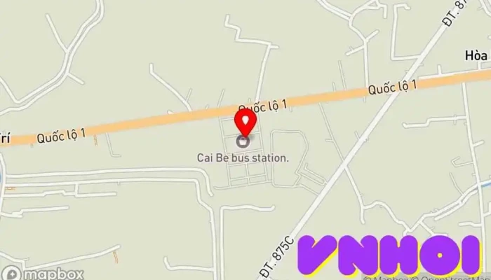 bản đồ của Trạm dừng chân Phúc Lộc Trạm nghỉ trong Tiền Giang