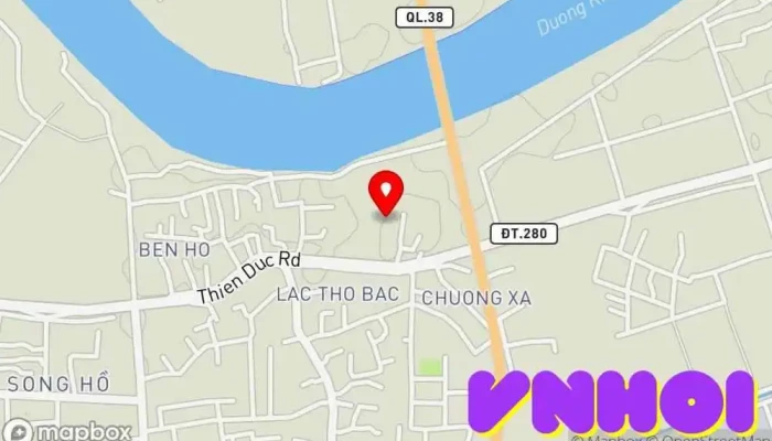 bản đồ của Trộng Điểm  trong Bắc Ninh