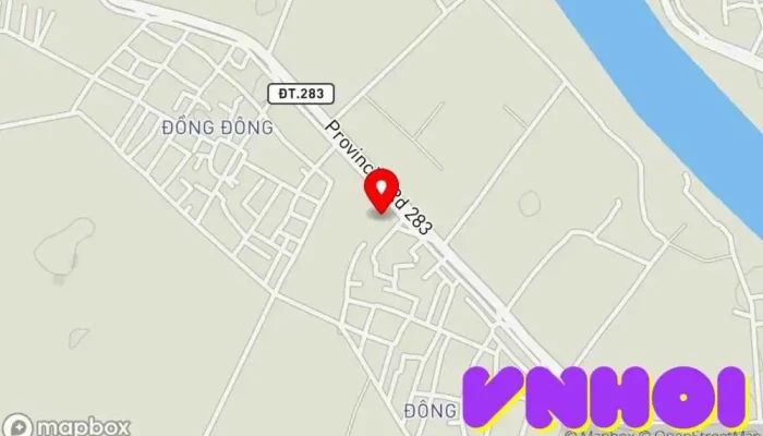 bản đồ của Trung tâm Bảo tồn Tranh dân gian Đông Hồ Trung tâm văn hoá trong Bắc Ninh