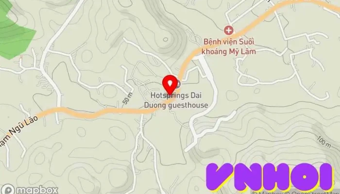 bản đồ của Trung Tâm Tắm Nước Khoáng Mỹ Lâm Hà Phú Nhà tắm nước nóng, Khách sạn nghỉ dưỡng trong Tuyên Quang