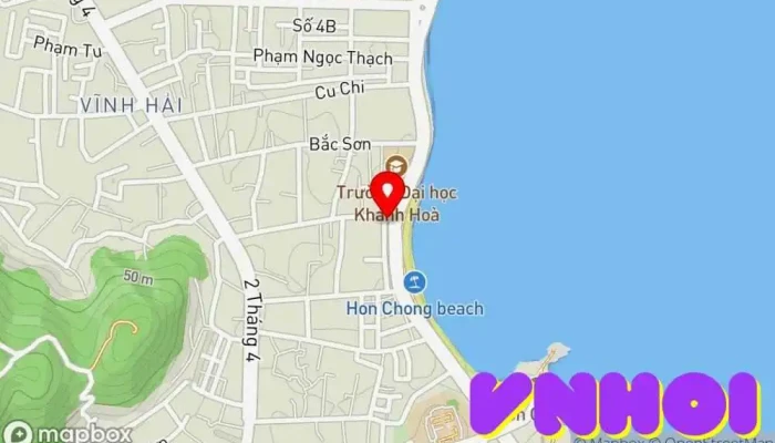 bản đồ của Trung tâm Thông tin Du lịch Nga Văn phòng công ty trong Khánh Hòa