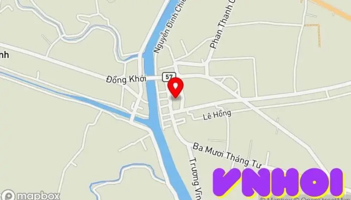 bản đồ của Trung tâm văn hóa huyện Chợ Lách Trung tâm văn hoá trong Bến Tre
