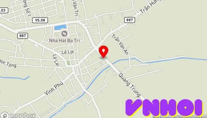 bản đồ của tt. Ba Tri  trong Bến Tre