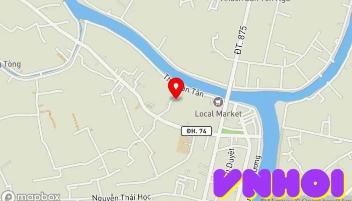 bản đồ của tt. Cái Bè  trong Tiền Giang
