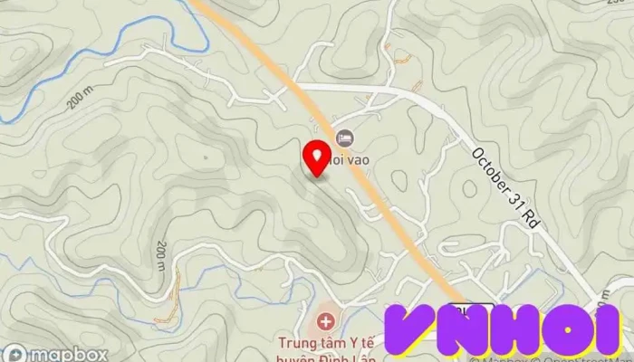 bản đồ của tt. Đình Lập  trong Lạng Sơn