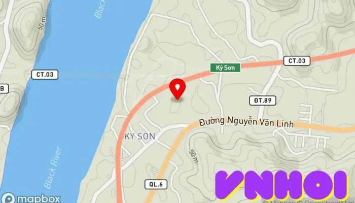 bản đồ của tt. Kỳ Sơn  trong Hòa Bình