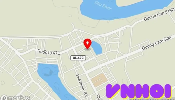 bản đồ của tt. Thọ Xuân  trong Thanh Hóa