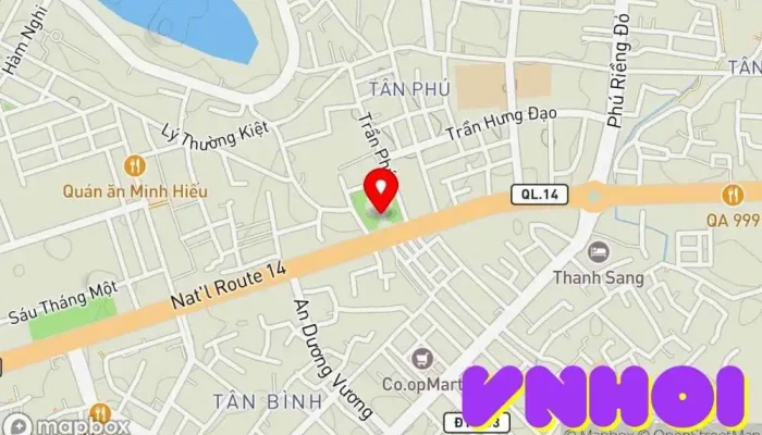bản đồ của Tượng Đài Chiến Thắng Đồng Xoài Tượng đài, Sân chơi trong Bình Phước