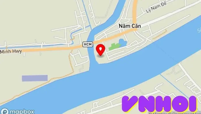 bản đồ của Tượng đài Khởi Nghĩa Hòn Khoai Đài tưởng niệm chiến tranh, Điểm thu hút khách du lịch trong Cà Mau