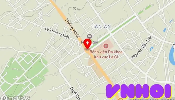 bản đồ của tx. La Gi  trong Bình Thuận