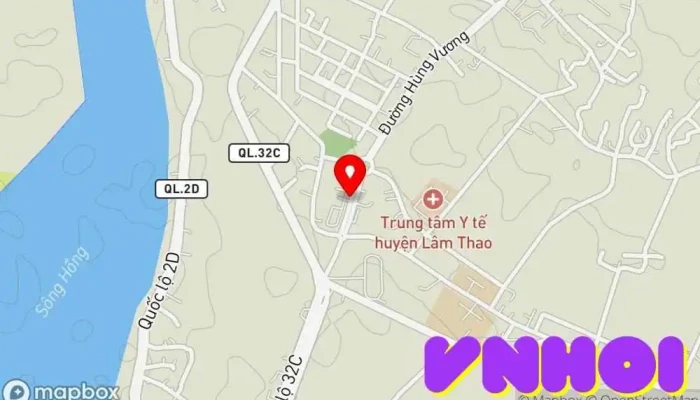 bản đồ của UBND Huyện Lâm Thao Văn phòng chính quyền quận trong Tỉnh Lộ 324