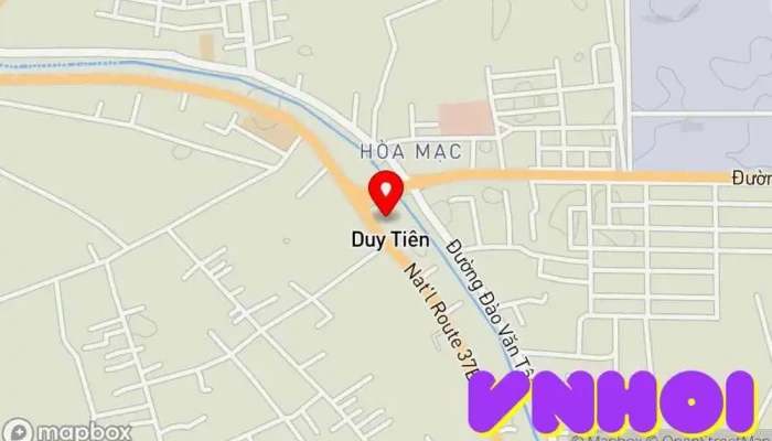 bản đồ của UBND Thị xã Duy Tiên Văn phòng chính quyền quận trong Thái Hòa