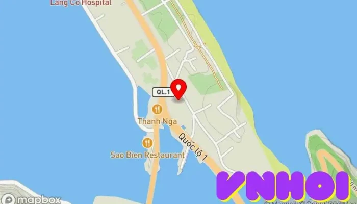 bản đồ của Vịnh Lăng Cô Thắng cảnh, Điểm thu hút khách du lịch trong Thành phố Huế