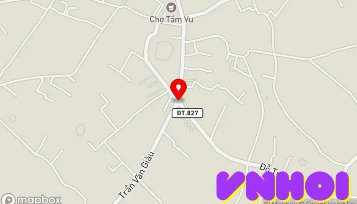 bản đồ của Vòng xoay Tầm Vu Công viên trong Long An