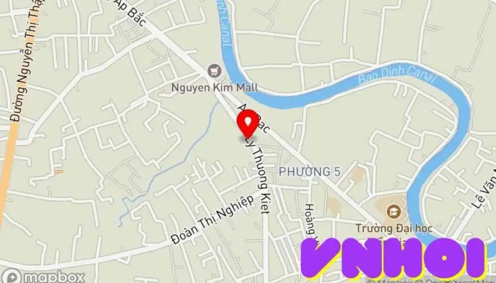 bản đồ của Vườn Ẩm Thực Phương Nam Mỹ Tho Nhà hàng trong Tiền Giang