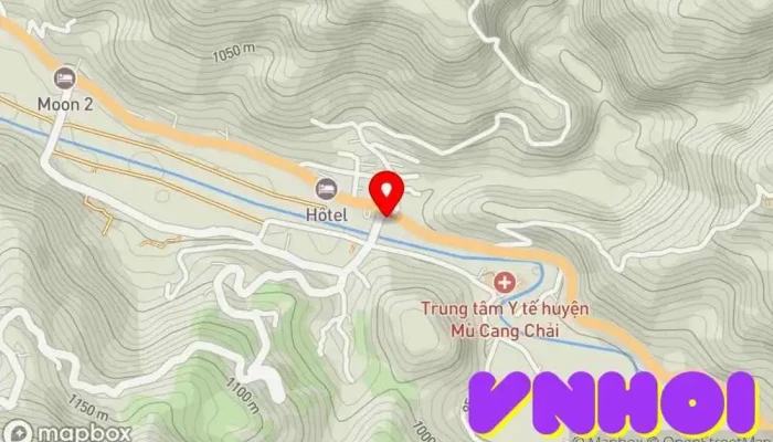 bản đồ của Vườn Hoa Mù Cang Chải Công viên trong Yên Bái