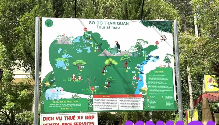 Vuon Quoc Gia Cat Tien Ban Do Co So Luu Tru - Đồng Nai