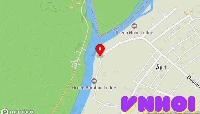 bản đồ của Vườn quốc gia Cát Tiên Công viên quốc gia, Khách sạn, Điểm thu hút khách du lịch trong Đồng Nai