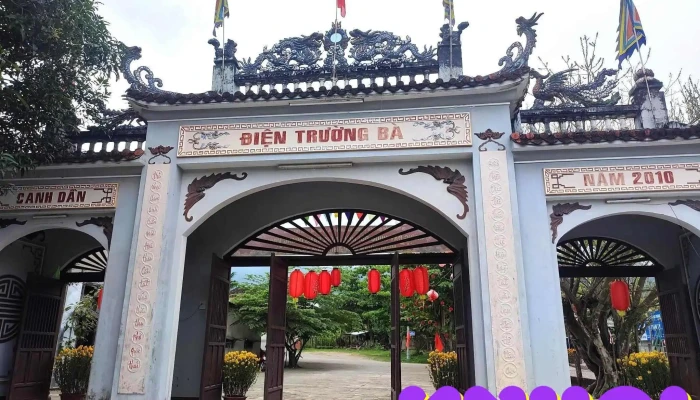 Điện Trường Bà - Trà Xuân